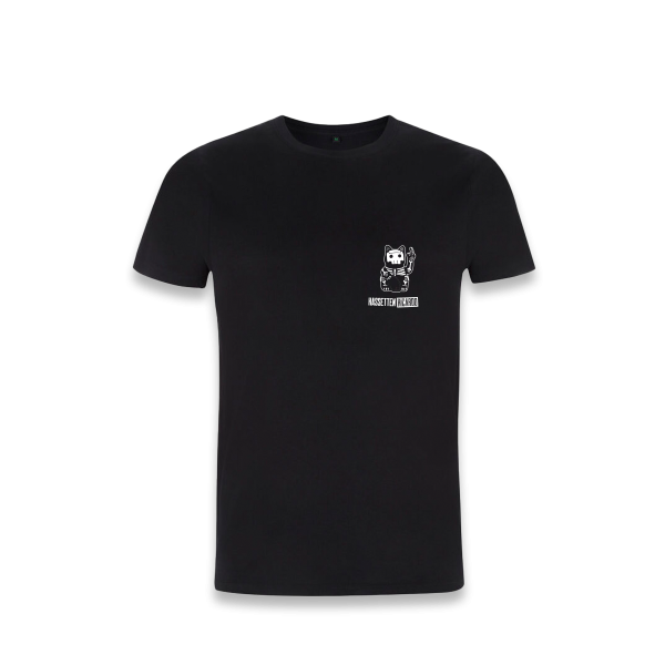 Katze – T-Shirt (schwarz/unisex)